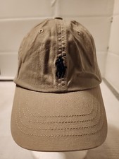 Little Boys POLO Ralph Lauren The Iconic Cotton Chino Ball Cap Khaki Size 4-7