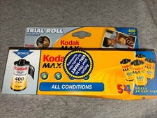 Kodak MAX Versatility 400 35mm Color Film 5 Rolls Sealed EXP 03/2006 . NOS