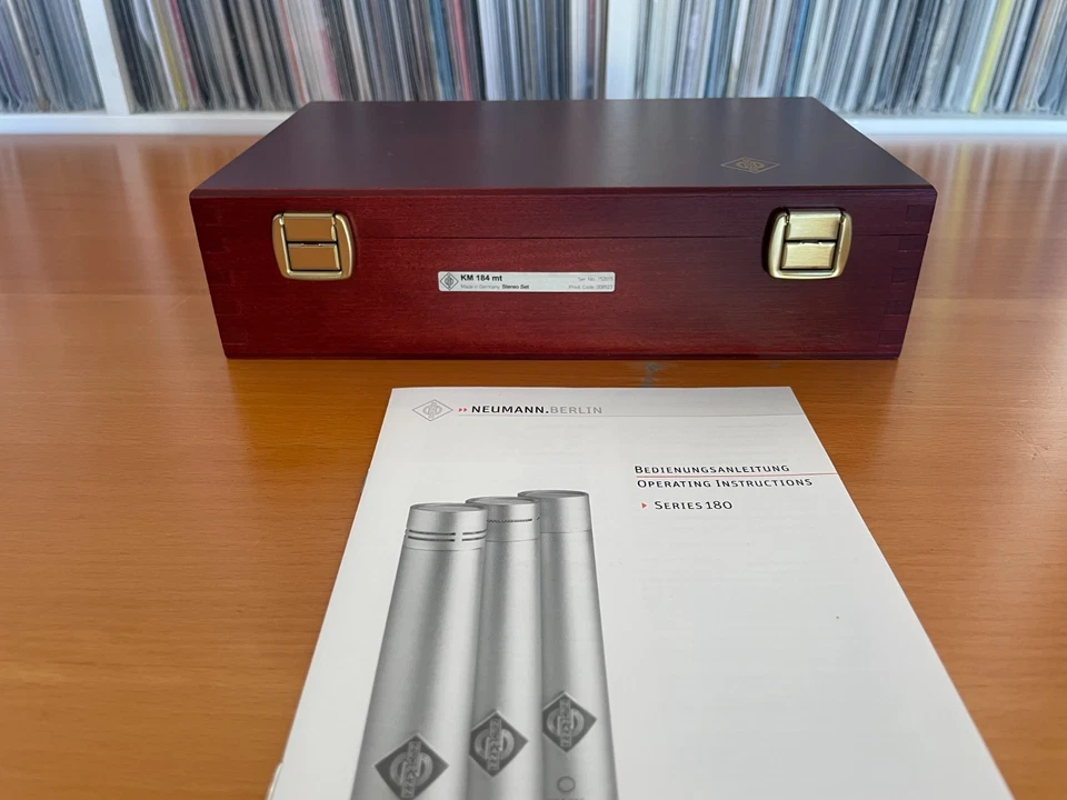 Neumann KM 184 MT Stereo Set - Black Pair - Condenser Microphones - Imagen 3 de 4