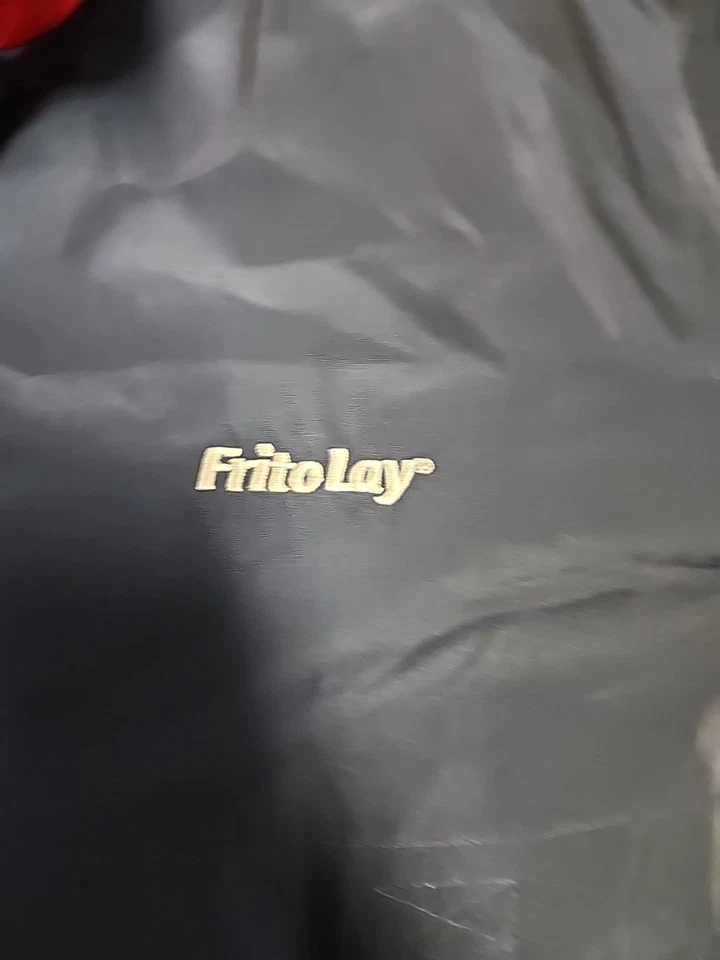 Jaqueta masculina com capuz Frito Lay logotipo azul zíper completo grande - Imagem 4 de 4