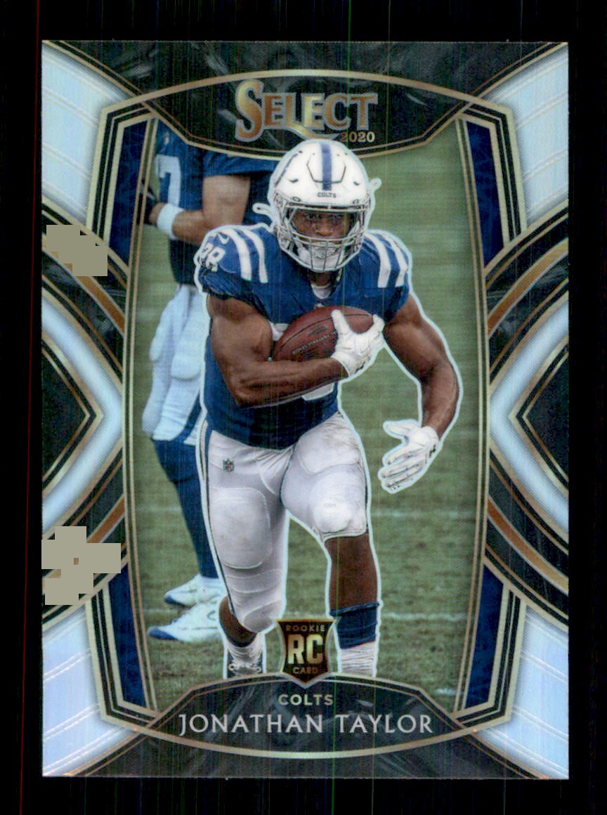 2020 Panini Select Jonathan Taylor Club Silver Prizm RC Colts #253