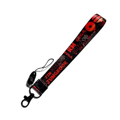 BTS STRIP UNOFFICIAL LANYARD BOMB ARMY PHONE CHAIN FAN- MADE