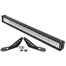 Tusk V2 LED Light Bar Kit 30" Straight For Polaris RZR XP Turbo DYNAMIX Edition