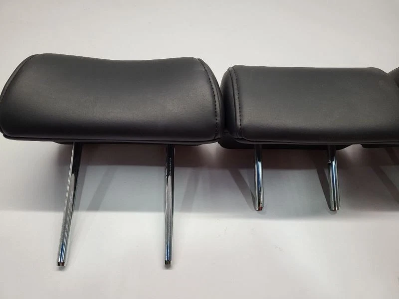 HYUNDAI AZERA 2012-2017 JUEGO DE 3 REPOSACABEZAS TRASERO CUERO NEGRO Foto 2 de 4