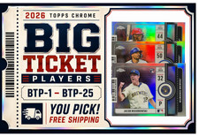 2026 Topps Chrome Baseball Big Ticket Players Btp-1btp-25 You Pick Nmm 2026 Topps Chrome Baseball Big Ticket Players Btp-1btp-25 You Pick Nmm