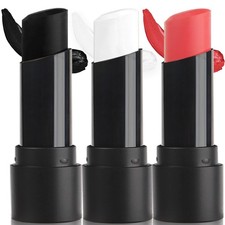 3PCS Black White Red Face Paint Sticks Waterproof for Sports Cosplay