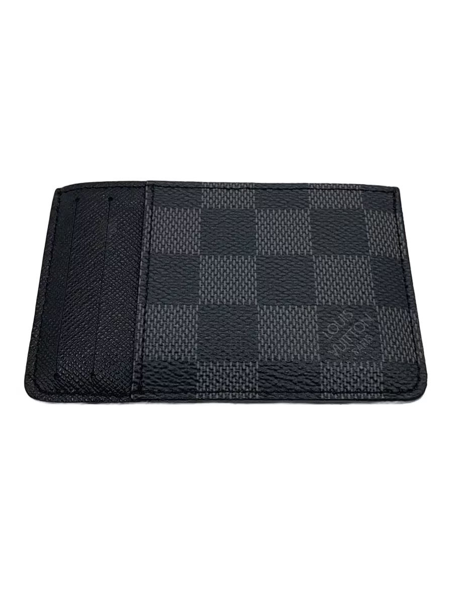 LOUIS VUITTON Neo Porte Carte Damier Graphite Black Men's