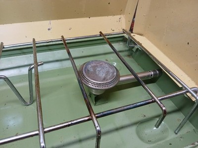 Vintage Primus Streamliner 2 Burner Propane Camp Stove WORKING w