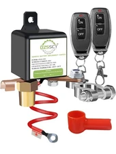 Remote Battery Disconnect Switch 12V 250A Kill Switch for Car Anti-Theft 12 Volt