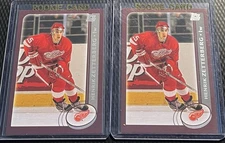 2003 Topps Henrik Zetterberg Red Wings Lot of 2 Hi-Grade Rookie Cards #331