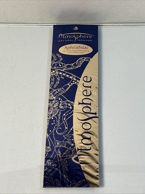 Atmosphere Natural Incense Aphrodisiac Amber & Mogra 10 Sticks 20g