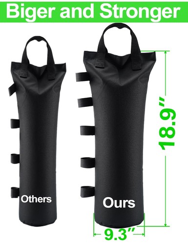 120LBS Extra Large Heavy Duty Canopy Weights Sand Bags, 4 Pack - Picture 6 of 7