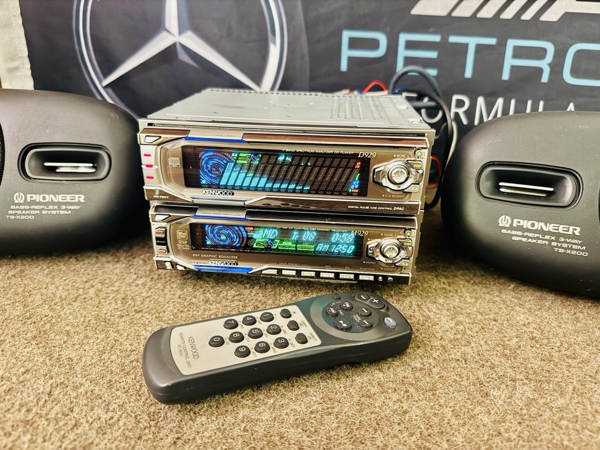 Rare KENWOOD M929 MD DSP Receiver D929 CD Player Analyzer