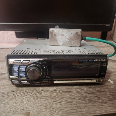 ALPINE CDA-9855 1DIN car stereo audio cd player JDM F/S Untested