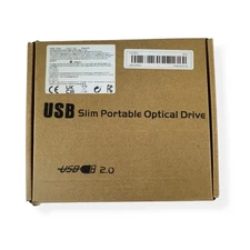 USB Slim Portable External DVD RW CD Drive Writer USB 2.0 New Boxed Optical Driv