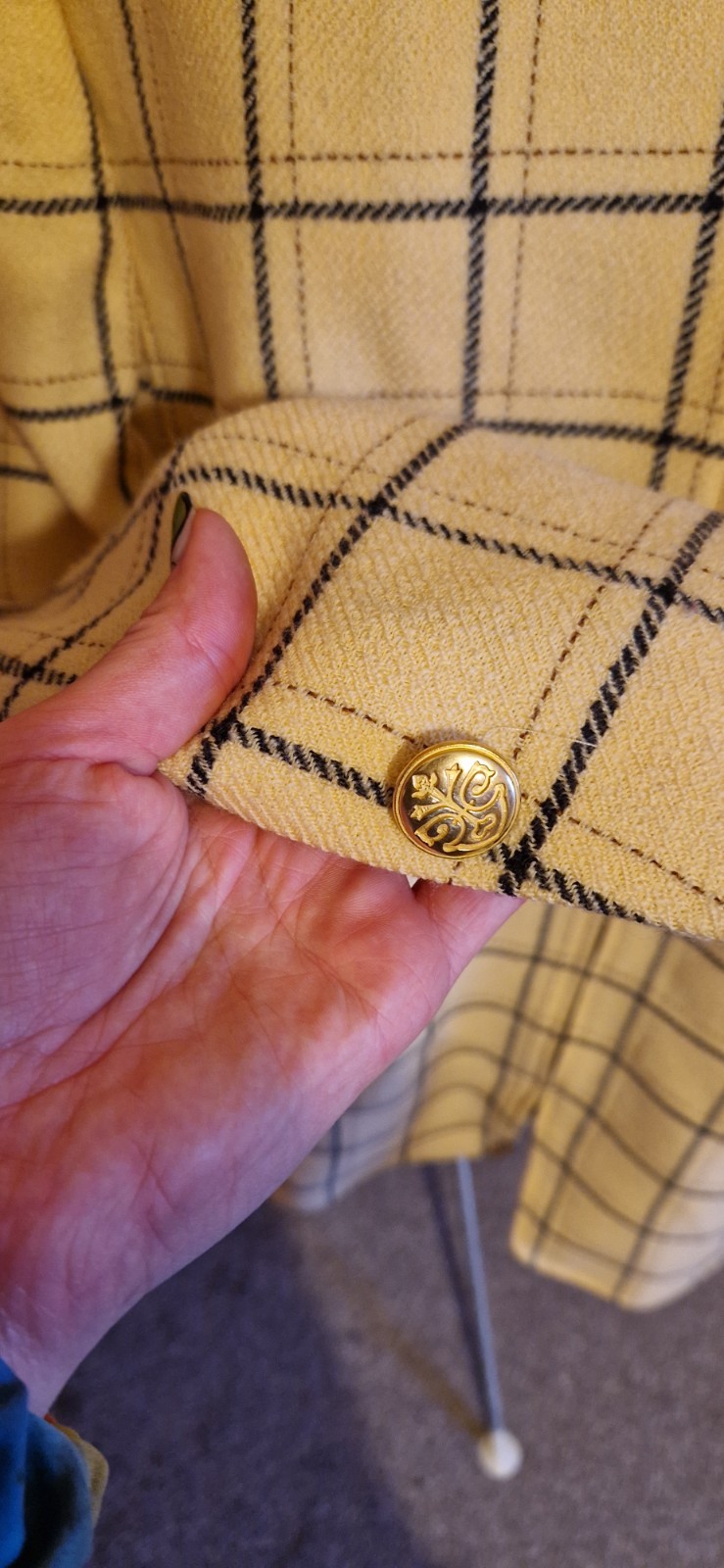 Vintage yellow jacket size 20 image 3