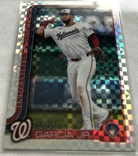 2025 Topps Chrome Baseball Luis Garcia Jr. Washington Nationals X-Fractor #269