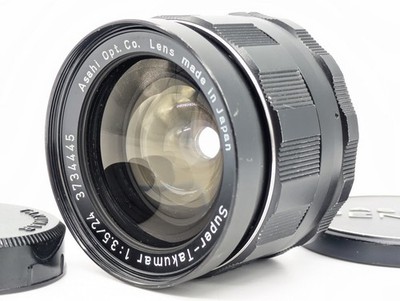 Video*[N MINT] Asahi Pentax Super Takumar 24mm f/3.5 Wide Angle M42 JP#1day ship