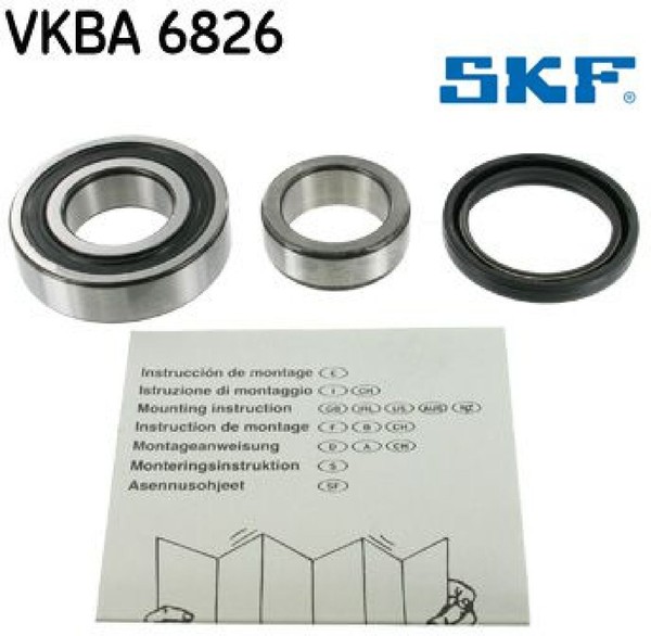 Skf VKBA6826 Radlagersatz Radlager Satz Hinterachse Hinten FüR Suzuki-image