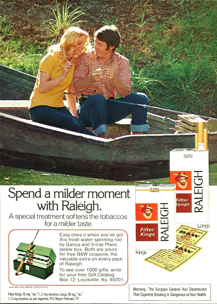 Raleigh Collectible Tobacco Cigarettes for sale