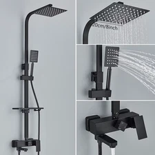 3/4-Way Shower Faucet Rainfall Shower Hot Cold Water Mixer Bidet Faucet Commodit