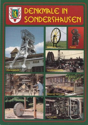 Postcard - (D) - monuments in Sondershausen - coat of arms card around 1995 - excellent condition