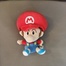 Super Mario Bros Baby Sanei Plush 6" Stuffed Toy Doll Japan