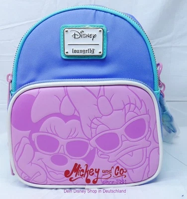 Disney Loungefly Rucksack BagPack Minnie Mouse und Daisy Duck WDTB3189 - Bild 1 von 2