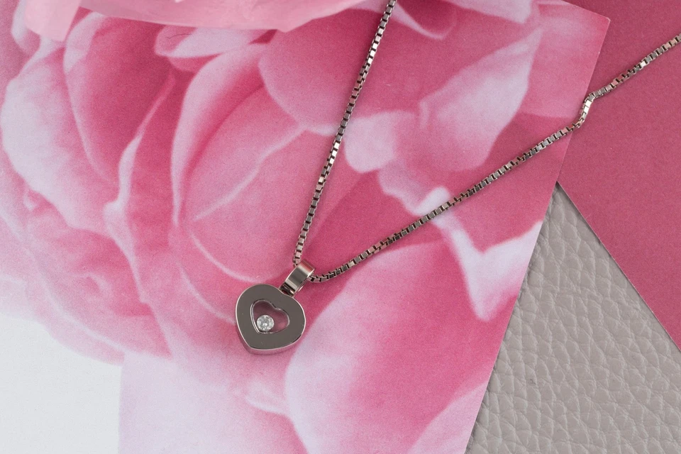 Chopard Happy Heaths Diamonds Anhänger 18k Weißgold 79/2897-20 VP: 2080,- € - Bild 3 von 4