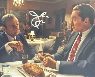 Joe Pesci Signed 8x10 The Irishman Color Photo AUTO JSA LOA