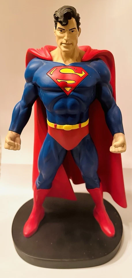 SUPERMAN Warner Bros Studio Store Exclusivo 1999 12" Estatua Posada Sin Caja Foto 3 de 4