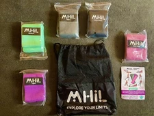 Mhil 5 Resistance Bands Set - Best Exercise Bands, Booty Bands for Women and Men