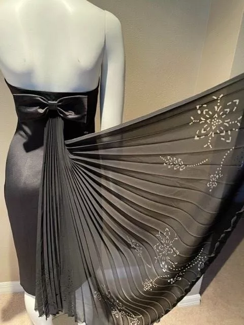 Escada Couture black cocktail dress Size 34 eBay