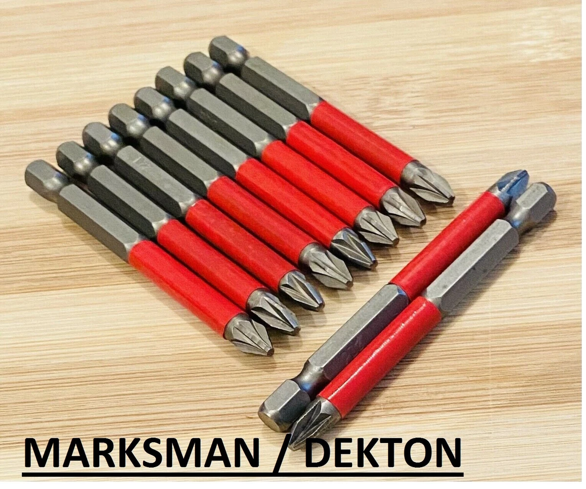 DeWalt DW2023-03 #3 X 2" Phillips Power Screw Bit Tips USA 2pcs - View #9