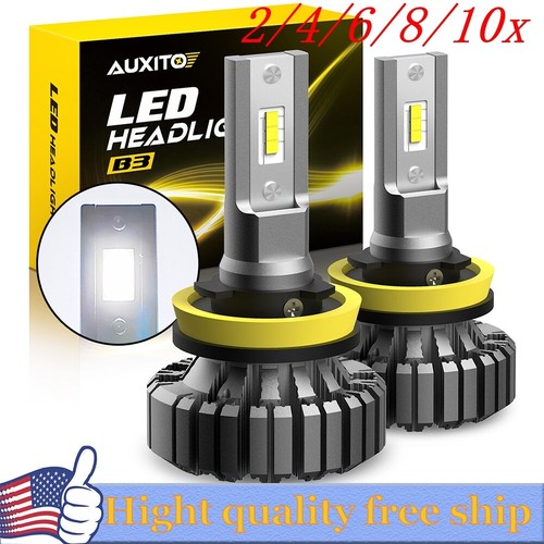 H11/H9/H8 LED Headlight bulb Conversion Kit High /Low Beam 6500K Error Free 2/4X - Picture 2 of 19
