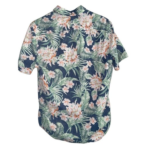 Chubbies The Resort Wear kurzärmliges geblümtes Hemd mit halben Knöpfen blau Größe Small - Bild 3 von 11