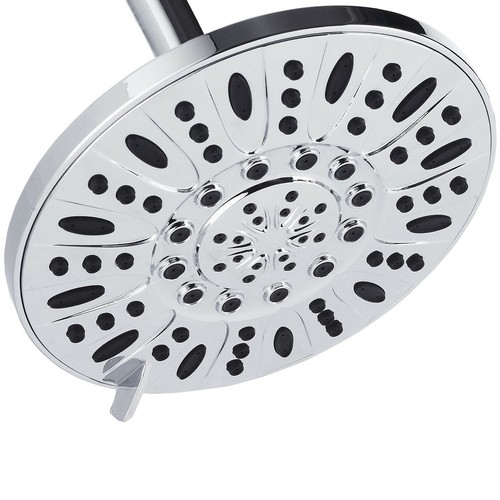AquaDance® Cabezal de Ducha de Lluvia Cromo Alta Presión 7 Pulgadas con 6 Ajustes - Imagen 7 de 8