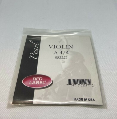 SUPER SENSITIVE PEARL RED LABEL VIOLIN A STING 4/4 SS2227