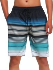 Men's Quick-Dry Swim Trunks 9" Inseam  20" Outseam Lightweight Swim Shorts