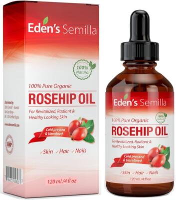 Aceite De Rosa Mosqueta 100% Puro Natural Orgã¡nico Piel Seca Arrugas Cicatrices