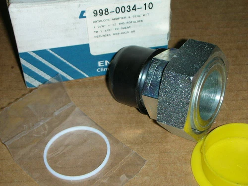 Emerson Copeland 998-0034-10 Rotalock 1-3/4-12 THD to 1-1/8" Sweat Adapter Kit