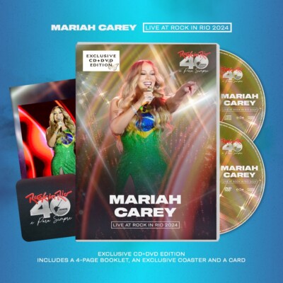 Mariah Carey - Live at Rock In Rio 2024 - DVD + CD + Coaster Edition
