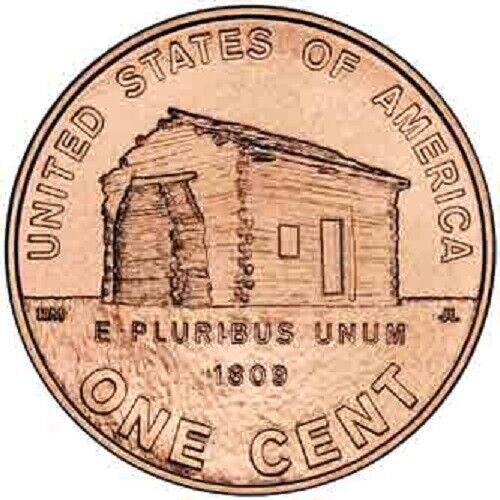 2009 P Lincoln Cent EC WDDR-035 Early Childhood Log Cabin Birthplace Doubled Die - Picture 2 of 3
