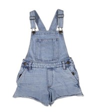 J Crew Crewcuts Denim Shorts Overalls 100 Cotton Girls Size 4