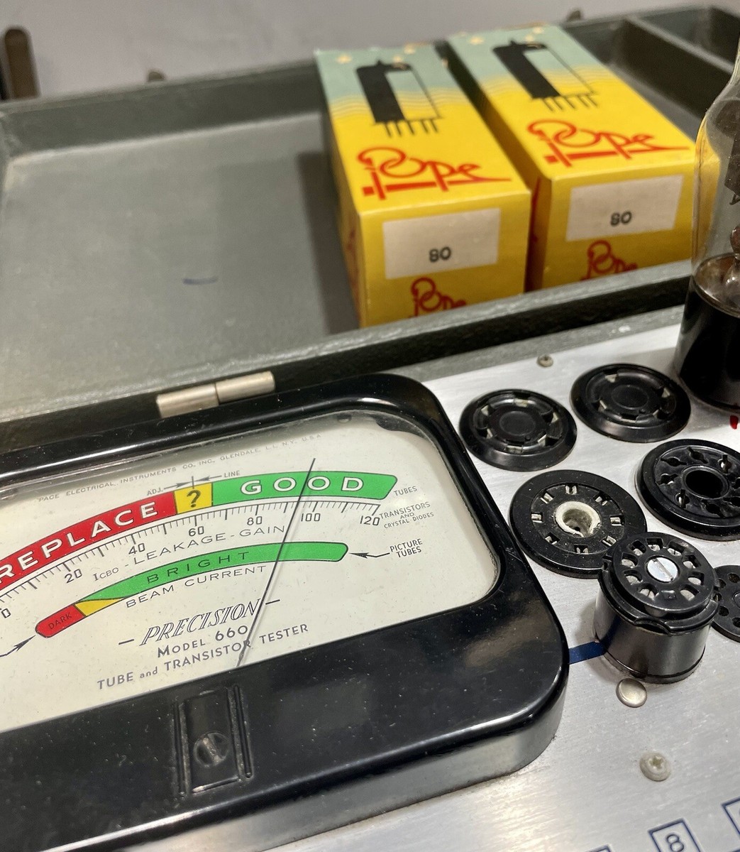 Tube ECL80 Philips & Miniwatt Siemens Code 30° Getter - NOS (Neuf Old Stock) - Digitstd 100%