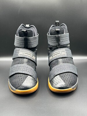 Size 12 - Nike LeBron Soldier 10 SFG Black Blue | eBay
