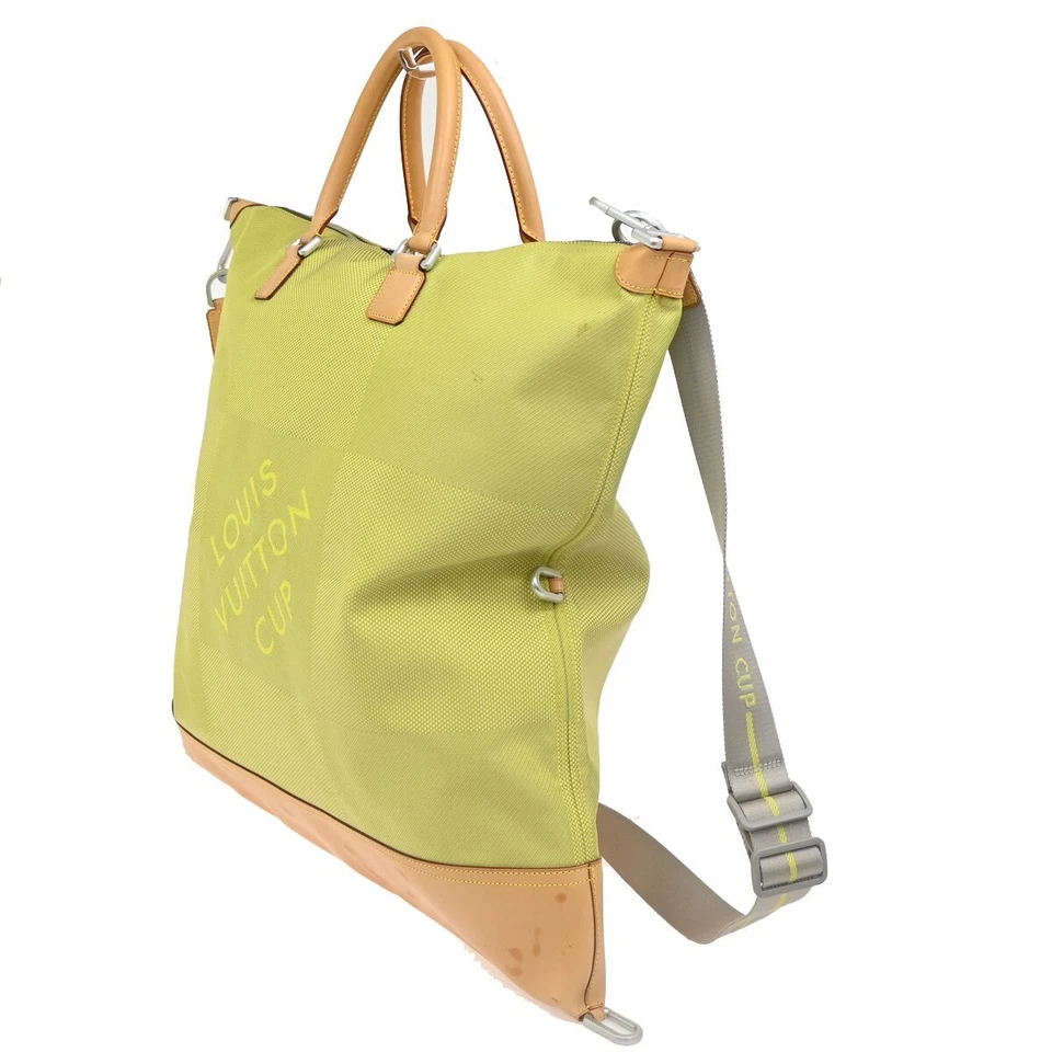 Bolso de Mano LOUIS VUITTON CUP America Cube Cuero Damier Geant YW M80633 77FB860 Foto 4 de 4