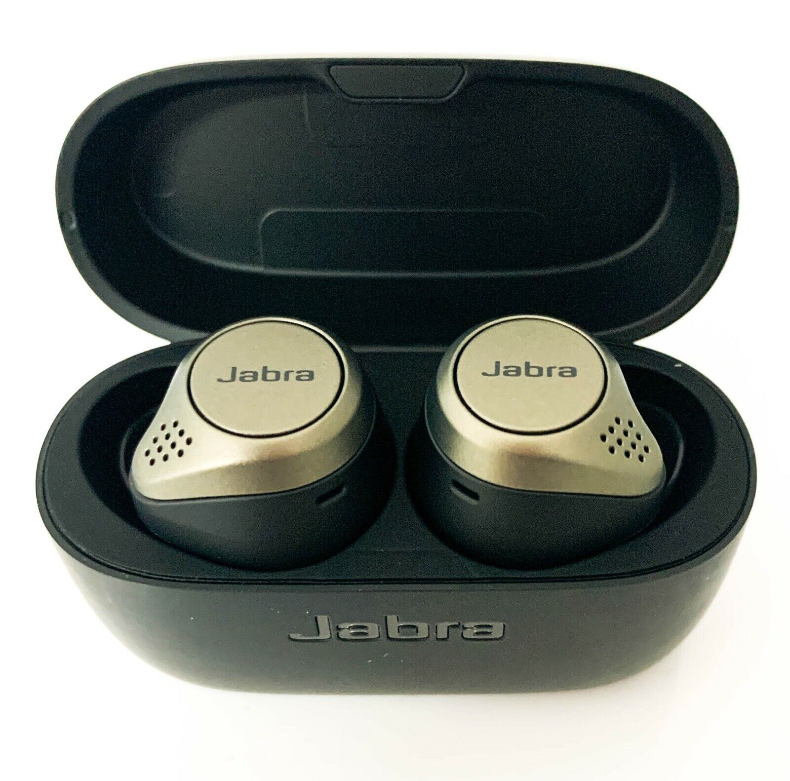 Jabra Elite 75T Titanium Black Wireless Earbuds - Silver/Black