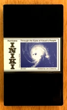 HURRICANE INIKI—KAUAI HAWAII—1992 CATEGORY 4 STORM—CLAMSHELL VHS VIDEO—VERY GOOD