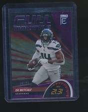DK METCALF 2022 PANINI ELITE FULL THROTTLE PURPLE PARALLEL 45/75
